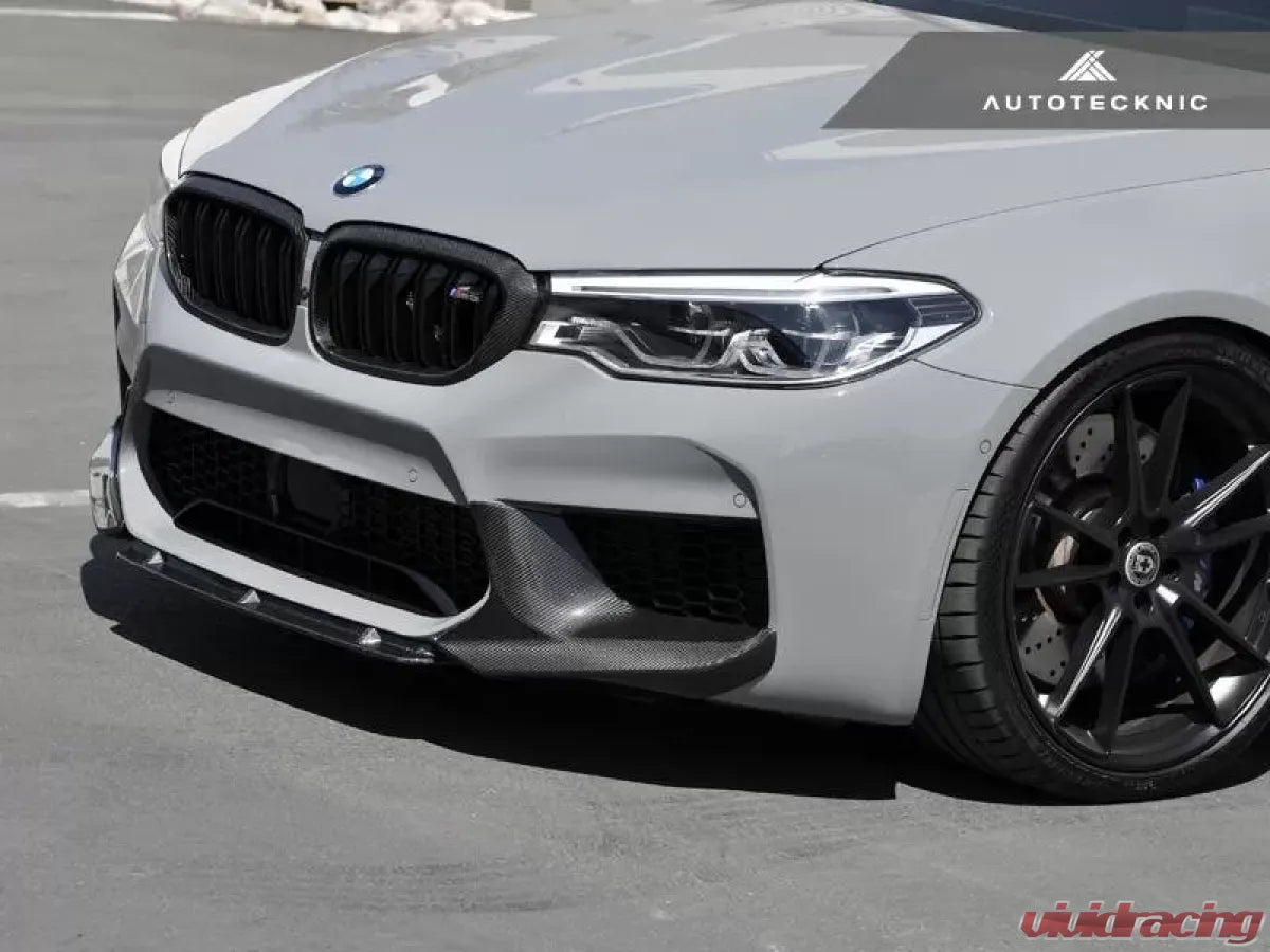 AutoTecknic Dry Carbon Center Front Lip Spoiler BMW F90 M5 2018-2022