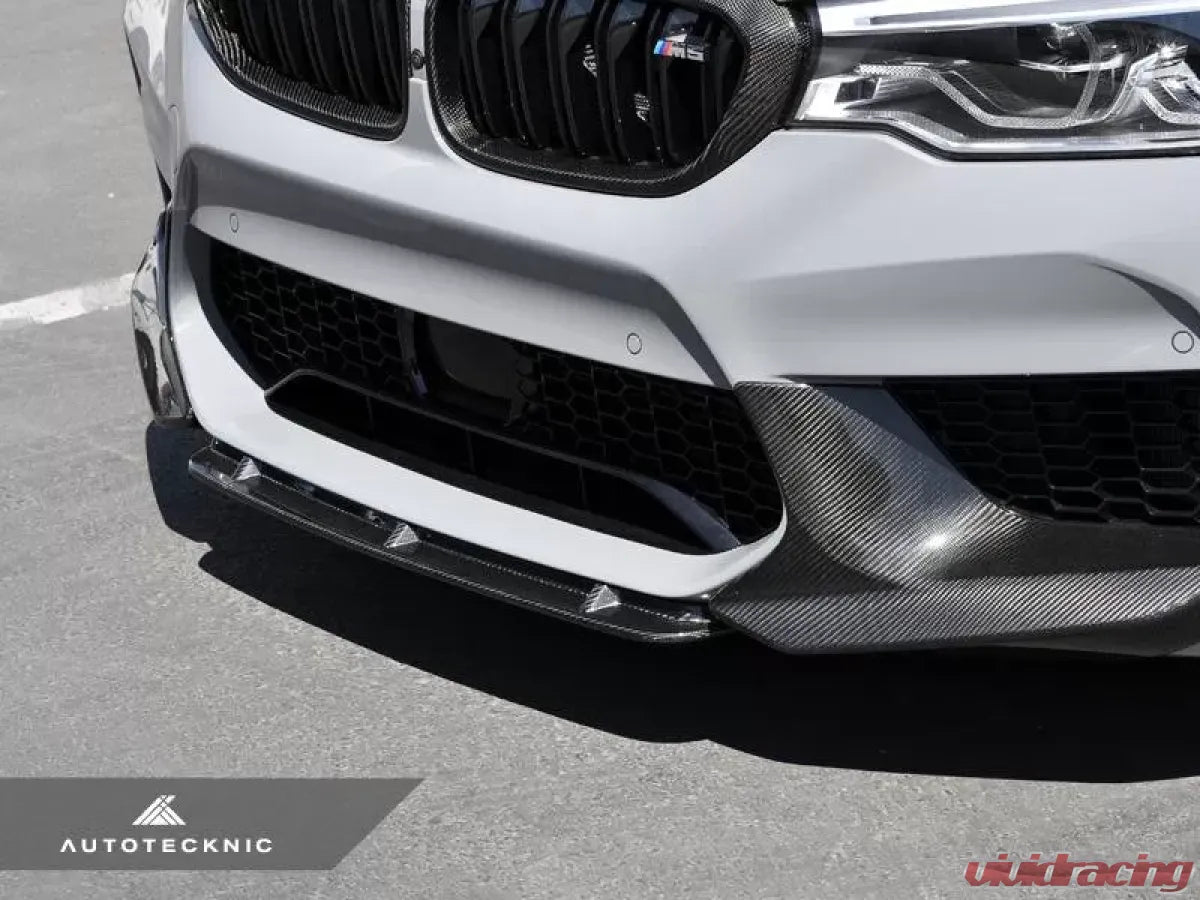 AutoTecknic Dry Carbon Center Front Lip Spoiler BMW F90 M5 2018-2022