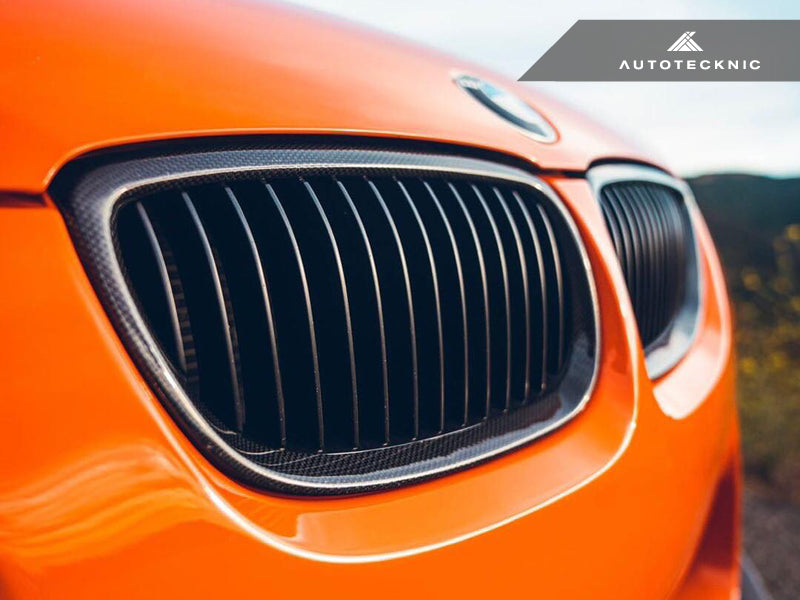 AUTOTECKNIC REPLACEMENT CARBON FRONT GRILLES - E92/ E93 3-SERIES (INCLUDING E9X M3)