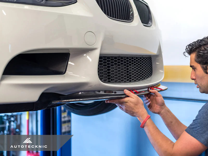 AUTOTECKNIC VACUUMED CARBON CRT AERO FRONT LIP - E90 M3 | E92 M3 | E93 M3