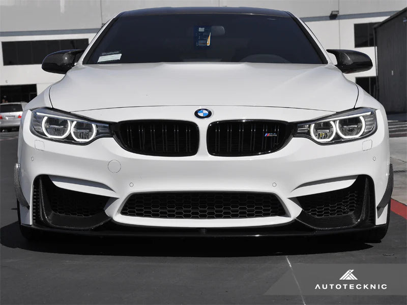 AUTOTECKNIC FRONT BUMPER DRY CARBON CANARD SET - F80 M3 | F82/ F83 M4
