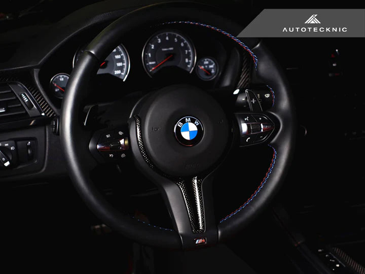 AUTOTECKNIC CARBON STEERING WHEEL TRIM - F87 M2 | F80 M3 | F82/ F83 M4 | F10 M5 LCI | F06/ F12/ F13 M6