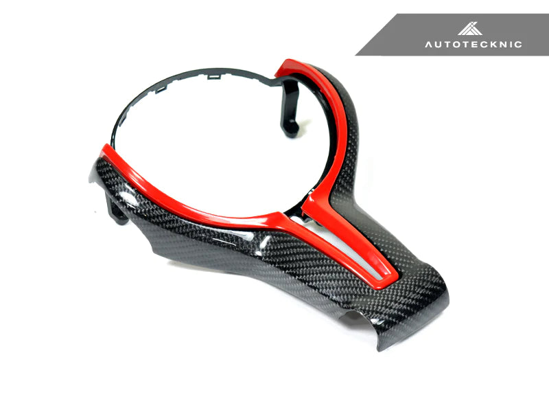 AUTOTECKNIC CARBON OUTER STEERING WHEEL TRIM - F-CHASSIS M VEHICLES