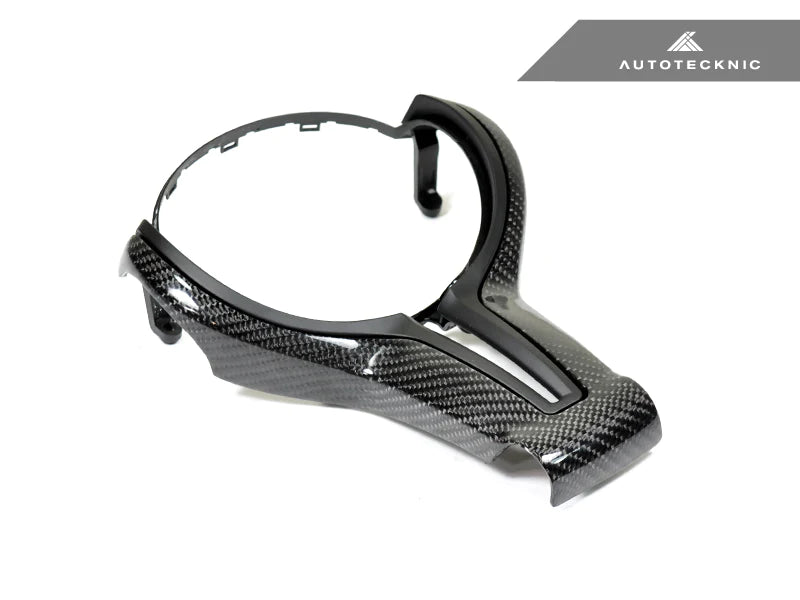 AUTOTECKNIC CARBON OUTER STEERING WHEEL TRIM - F-CHASSIS M VEHICLES