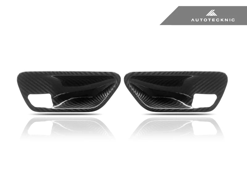AUTOTECKNIC DRY CARBON INTERIOR DOOR HANDLE TRIMS - BMW F-CHASSIS