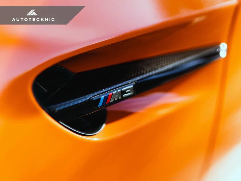 AUTOTECKNIC REPLACEMENT CARBON FIBER FENDER GILLS - E90 SEDAN / E92 COUPE / E93 CABRIO | M3