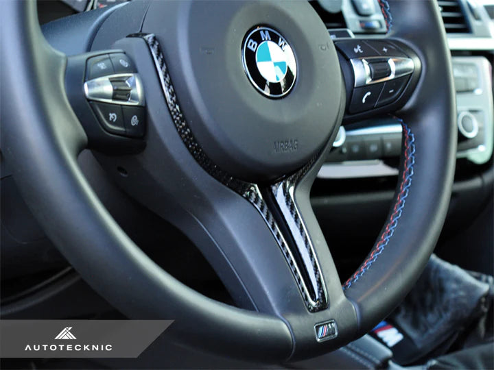 AUTOTECKNIC CARBON STEERING WHEEL TRIM - F87 M2 | F80 M3 | F82/ F83 M4 | F10 M5 LCI | F06/ F12/ F13 M6