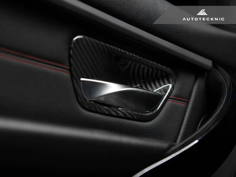 AUTOTECKNIC DRY CARBON INTERIOR DOOR HANDLE TRIMS - BMW F-CHASSIS
