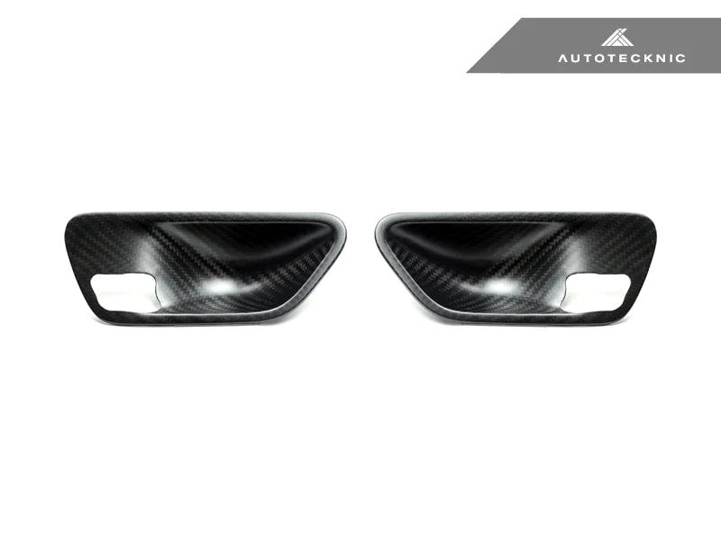 AUTOTECKNIC DRY CARBON INTERIOR DOOR HANDLE TRIMS - BMW F-CHASSIS