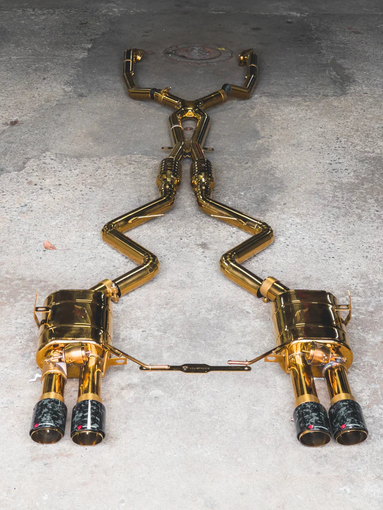 BMW M3 E9X V2 VALVED RACE EXHAUST SYSTEM (GOLD)