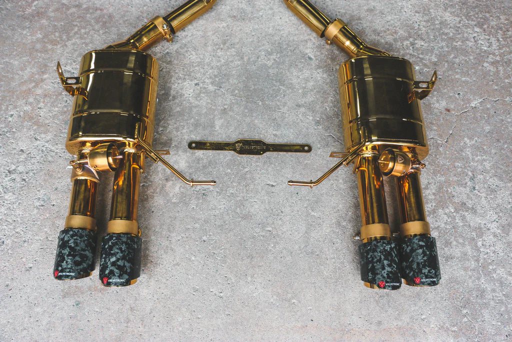 BMW M3 E9X V2 VALVED RACE EXHAUST SYSTEM (GOLD)