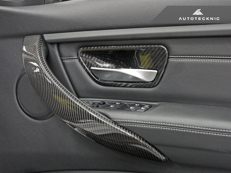 AUTOTECKNIC DRY CARBON INTERIOR DOOR HANDLE TRIMS - BMW F-CHASSIS