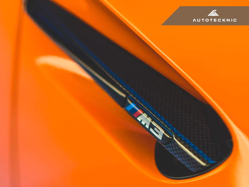AUTOTECKNIC REPLACEMENT CARBON FIBER FENDER GILLS - E90 SEDAN / E92 COUPE / E93 CABRIO | M3
