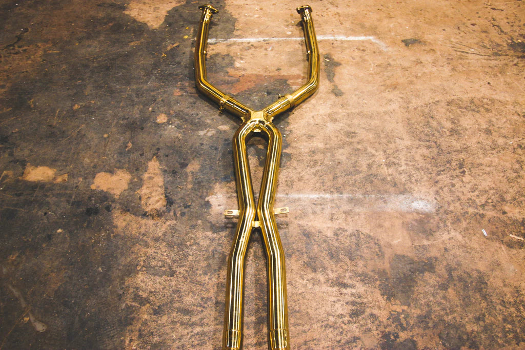 BMW M3 E9X V2 VALVED RACE EXHAUST SYSTEM (GOLD)