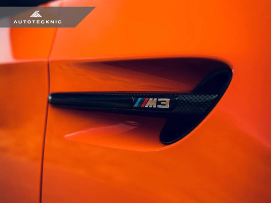 AUTOTECKNIC REPLACEMENT CARBON FIBER FENDER GILLS - E90 SEDAN / E92 COUPE / E93 CABRIO | M3