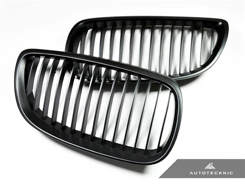 AUTOTECKNIC REPLACEMENT STEALTH BLACK FRONT GRILLES - E92/ E93 3-SERIES (INCLUDING E9X M3)